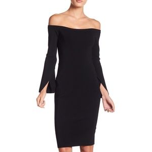 NWT Kendall & Kylie Off-the-Shoulder Midi Dress